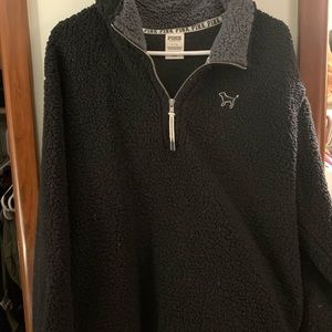 Pink Sherpa pullover